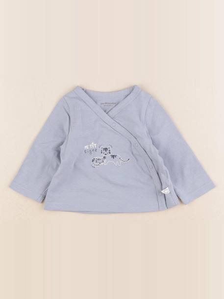 Tee-shirt - 3 mois Bleu 1 - vertbaudet enfant 