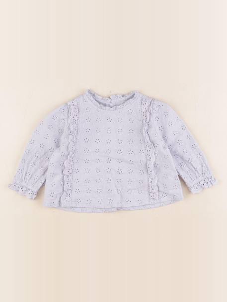 Blouse - 9 mois Bleu 1 - vertbaudet enfant 