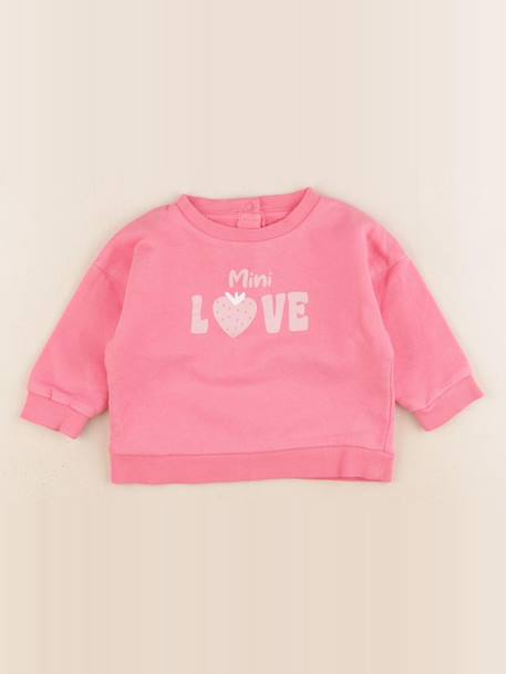 Sweat - 9 mois Rose 1 - vertbaudet enfant 