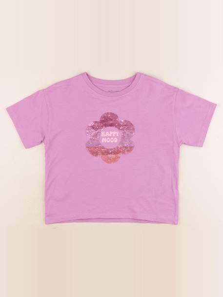 Tee-shirt - 8 ans Violet 1 - vertbaudet enfant 