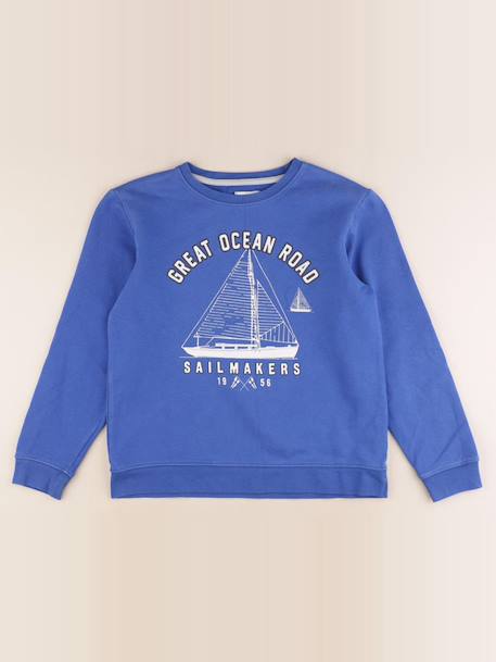 Sweat - 12 ans Bleu 1 - vertbaudet enfant 