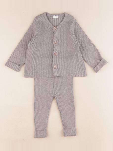 Ensemble - 6 mois Gris 1 - vertbaudet enfant 