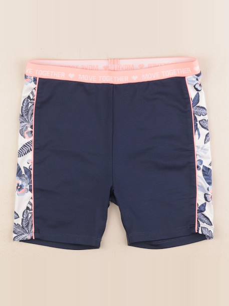 Legging court - 10 ans Bleu, rose 1 - vertbaudet enfant 