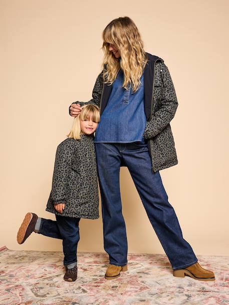 Parka réversible enfant kaki 4 - vertbaudet enfant 