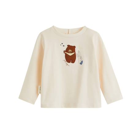 Lot de 2 t-shirts bébé manches longues moka Marron 5 - vertbaudet enfant 