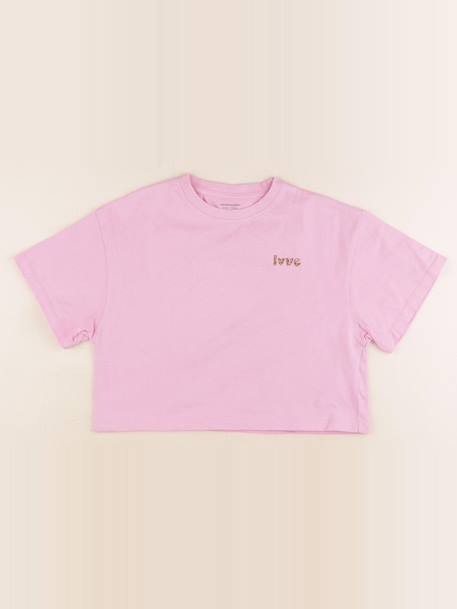 Tee-shirt - 8 ans Rose 1 - vertbaudet enfant 