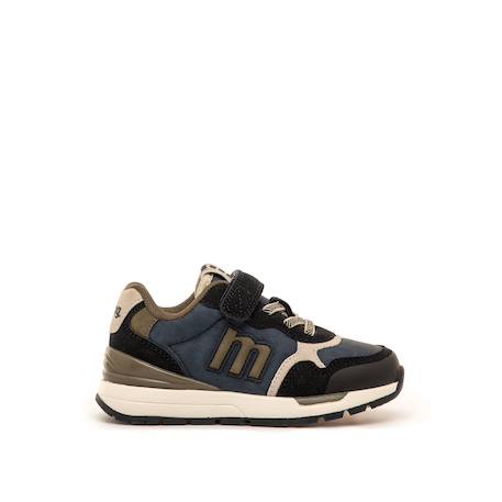 Sneakers filles synthétique lacets Blue+Brown 1 - vertbaudet enfant 