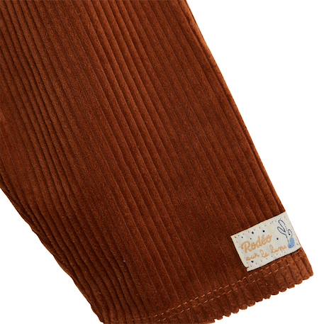 Pantalon bébé en velours côtelé moka Marron 5 - vertbaudet enfant 