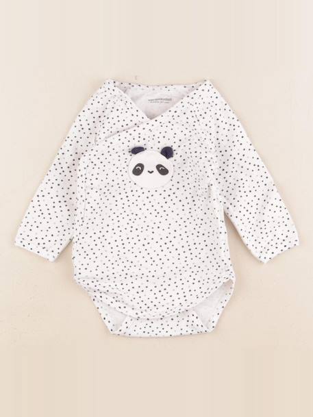 Body - 6 mois Blanc, bleu 1 - vertbaudet enfant 