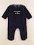 Pyjama velours - 6 mois Bleu 1 - vertbaudet enfant 