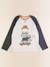 Tee-shirt - 10 ans Bleu, gris 1 - vertbaudet enfant 