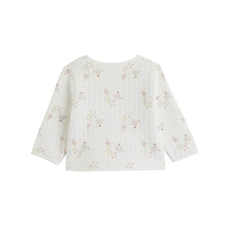 Veste bébé en molleton doucette Ecru 3 - vertbaudet enfant 