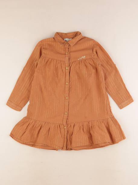 Robe - 5 ans Marron, or 1 - vertbaudet enfant 