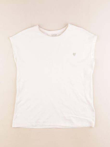 Tee-shirt - 12 ans Blanc 1 - vertbaudet enfant 