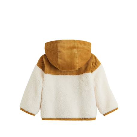 Veste bébé intérieur polaire avec capuche charly Camel 3 - vertbaudet enfant 
