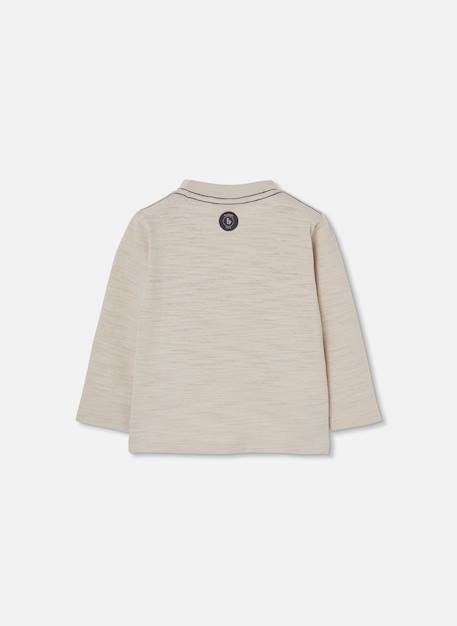 T-shirt garçon en maille imprimé skate Beige 3 - vertbaudet enfant 