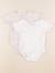 Lot de 2 bodies en coton - 9 mois Blanc, rose 1 - vertbaudet enfant 