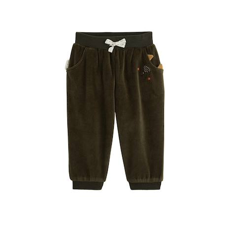 Pantalon bébé en velours ginkgo Vert 2 - vertbaudet enfant 