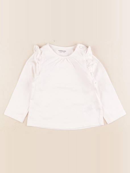 Tee-shirt - 12 mois Blanc 1 - vertbaudet enfant 