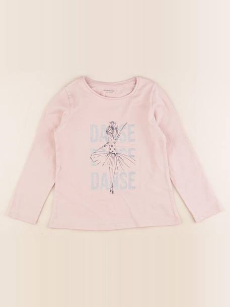 Tee-shirt - 5 ans Rose 1 - vertbaudet enfant 