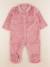 Pyjama velours - 12 mois Rose 1 - vertbaudet enfant 