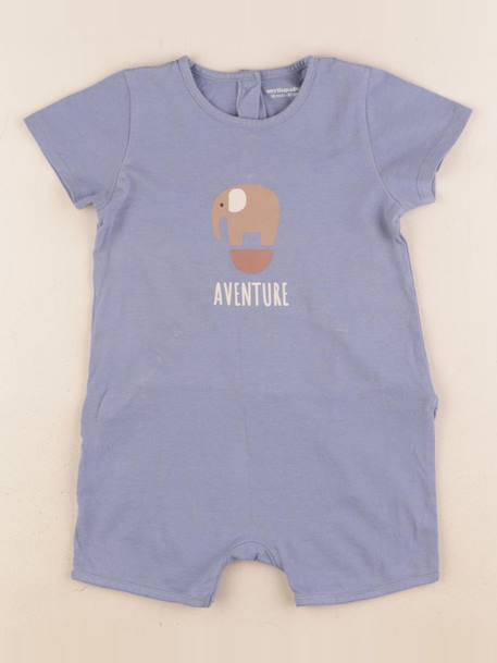Pyjama coton - 18 mois Bleu 1 - vertbaudet enfant 