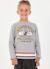 T-shirt garçon en maille imprimé bobsleigh Gris 1 - vertbaudet enfant 