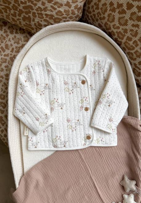 Bébé-Pull, gilet, sweat-Gilet-Veste bébé en molleton doucette