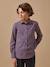 Chemise carreaux effet flanelle garçon Carreaux bordeaux 1 - vertbaudet enfant 