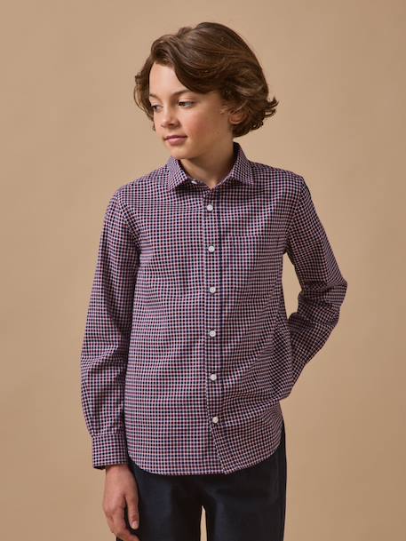 Garçon-Chemise-Chemise carreaux effet flanelle garçon