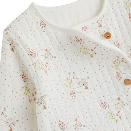 Veste bébé en molleton doucette Ecru 5 - vertbaudet enfant 