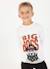 T-shirt garçon en maille imprimé ours Blanc 1 - vertbaudet enfant 