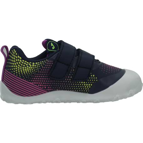 Basket fille modèle horizon junior barefoo Bleu marino 1 - vertbaudet enfant 