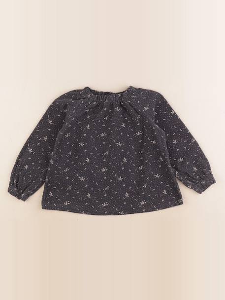 Blouse velours - 3 ans Taupe 1 - vertbaudet enfant 