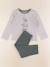 Pyjama coton - 4 ans Gris, vert 1 - vertbaudet enfant 