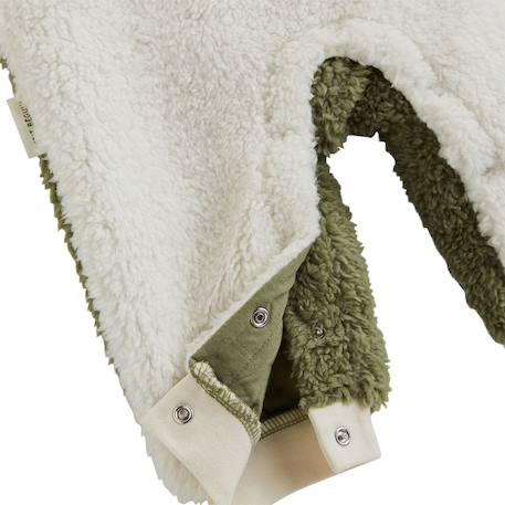Surpyjama bébé en sherpa ginkgo Vert 5 - vertbaudet enfant 