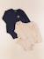 Lot de 2 bodies en coton - 36 mois Bleu, jaune 1 - vertbaudet enfant 