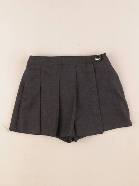 Jupe short - 4 ans Gris 1 - vertbaudet enfant 