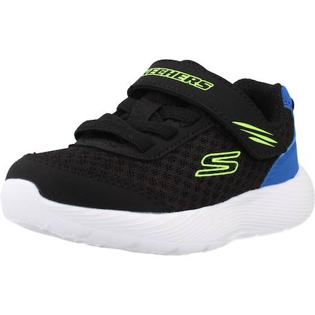 Basket garçon modèle dyna lite lil quanta Noir blk 4 - vertbaudet enfant 
