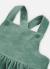 Robe chasuble bretelles croisées Vert 3 - vertbaudet enfant 