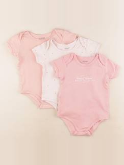 Seconde main-Fille-Lot de 3 bodies en coton - 24 mois