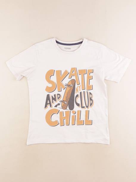 Tee-shirt - 10 ans Blanc 1 - vertbaudet enfant 