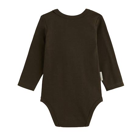 Lot de 3 bodies bébé manches longues ginkgo Vert 3 - vertbaudet enfant 