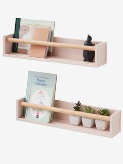 Chambre et rangement-Rangement-Étagère murale-Lot de 2 étagères livres