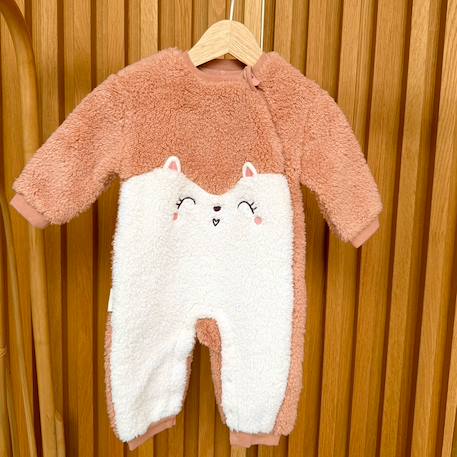 Surpyjama bébé en sherpa aimée Rose 6 - vertbaudet enfant 