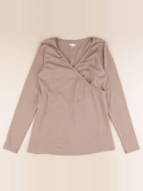 Tee-shirt grossesseallaitement - 38 à 40 Marron 1 - vertbaudet enfant 