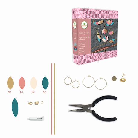 Atelier de bijoux en cuir Marron 3 - vertbaudet enfant 