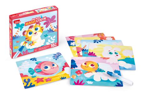 Cartes de coloriage à eau Multi-coloured 2 - vertbaudet enfant 