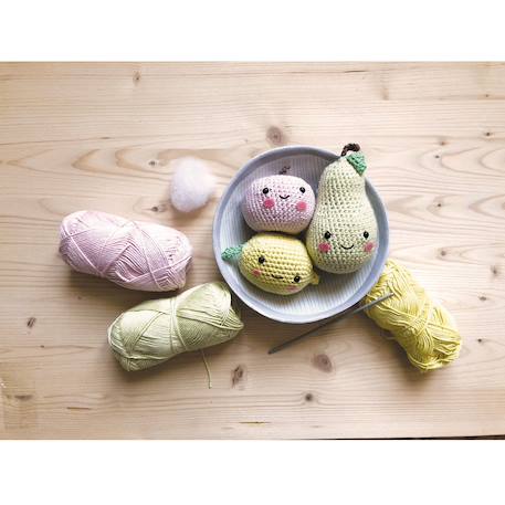 Kit de crochet amigurumi fruits Rose 3 - vertbaudet enfant 
