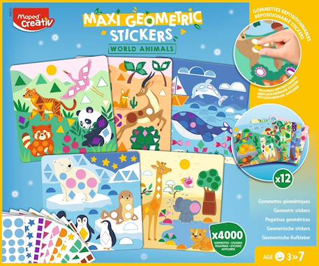 Activités de gommettes animaux Multi-coloured 4 - vertbaudet enfant 